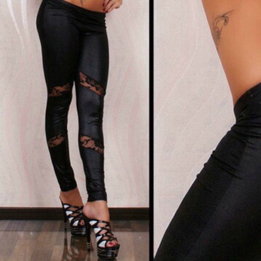 Inserted double Lace Legging